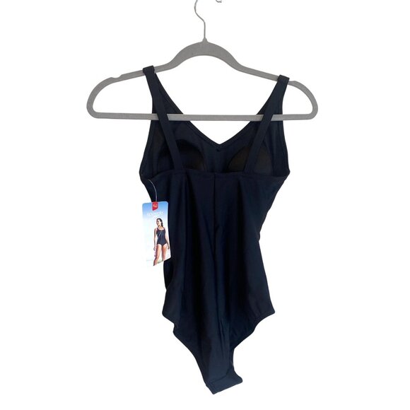 NWT Womens 6 Speedo BLACK "75466" One Piece Swimsuit Bathing Suit - Picture 3 of 7